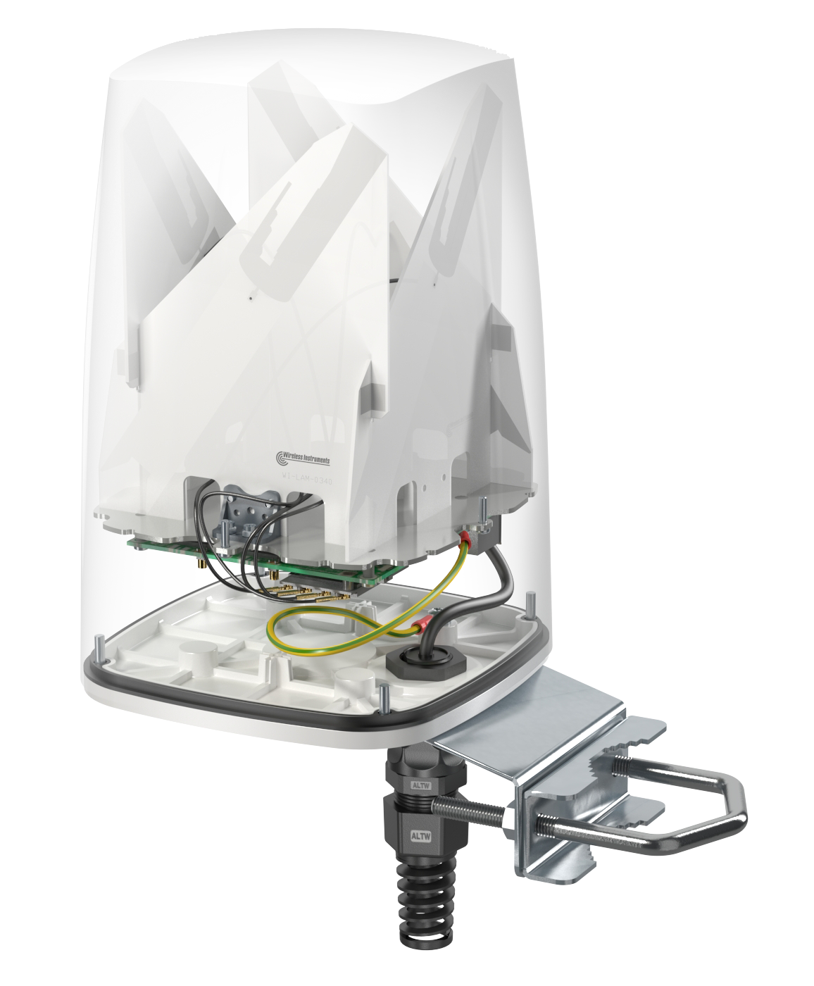 QuSpot | omnidirectional 5G antenna with IP68 enclosure for MikroTik RBM11G